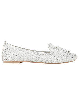 Dune Ginette Woven Flat Loafers