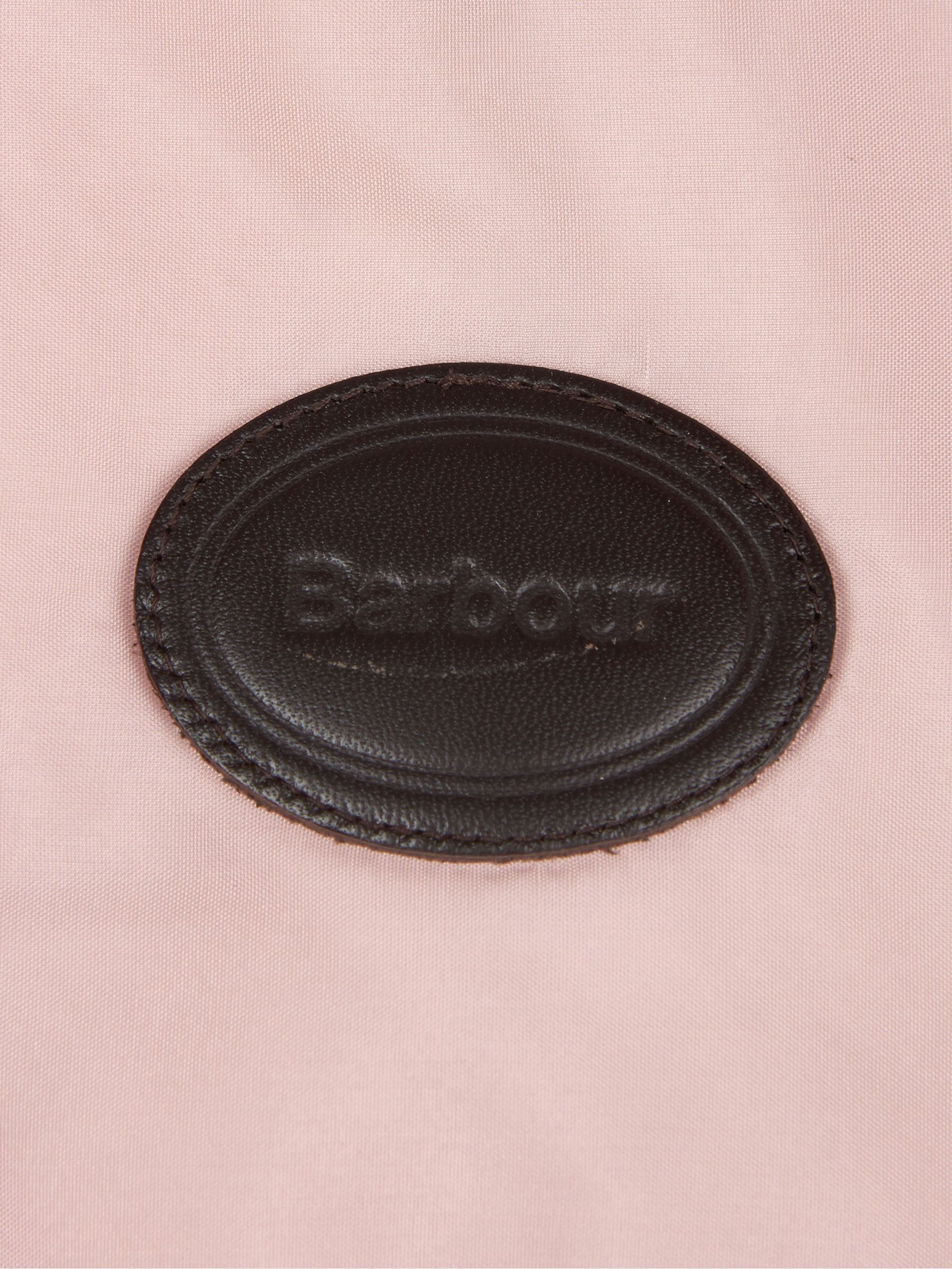 barbour tartan dog coat pink