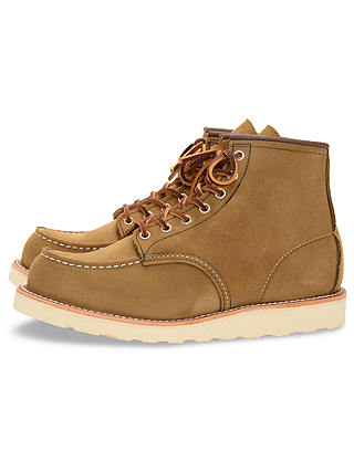 Red Wing 875 Moc Toe Boot, Olive Mohave