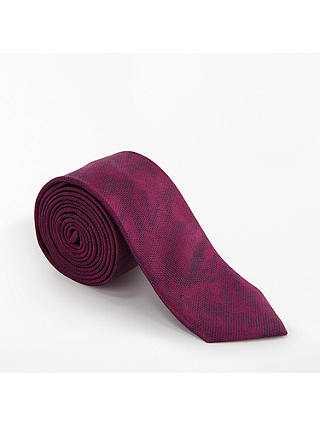 Calvin Klein Camo Weave Silk Tie