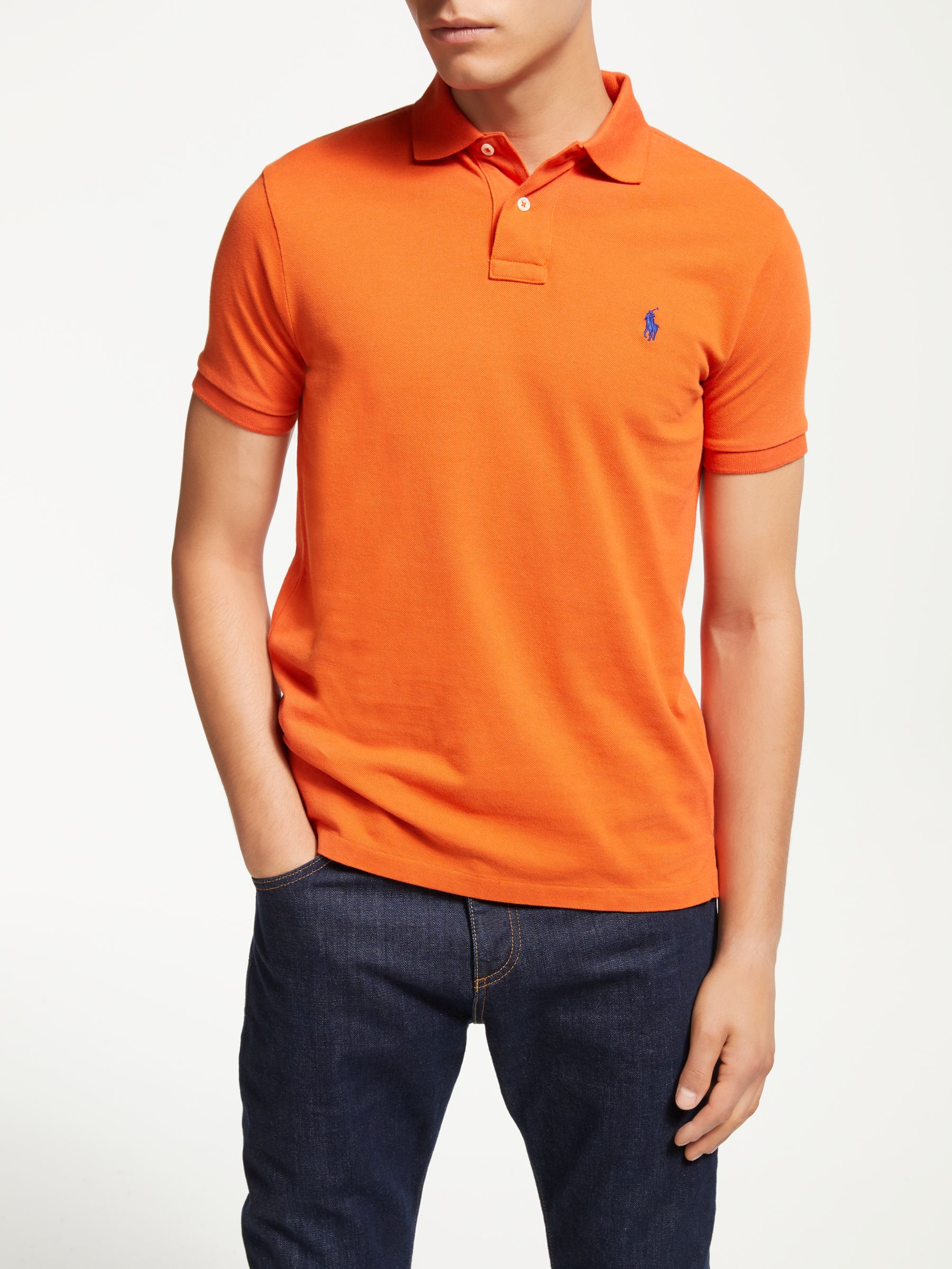 orange polo ralph lauren shirt