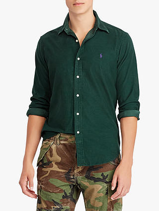 Polo Ralph Lauren Corduroy Sports Shirt, College Green