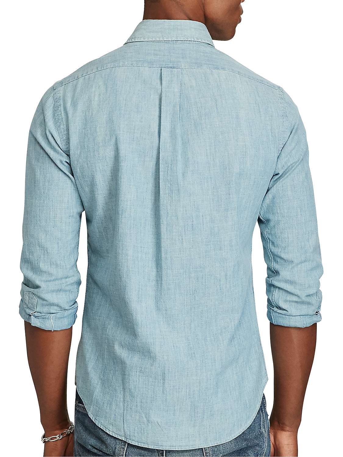 Buy Polo Ralph Lauren Chambray Slim Fit Shirt, Chambray Online at johnlewis.com