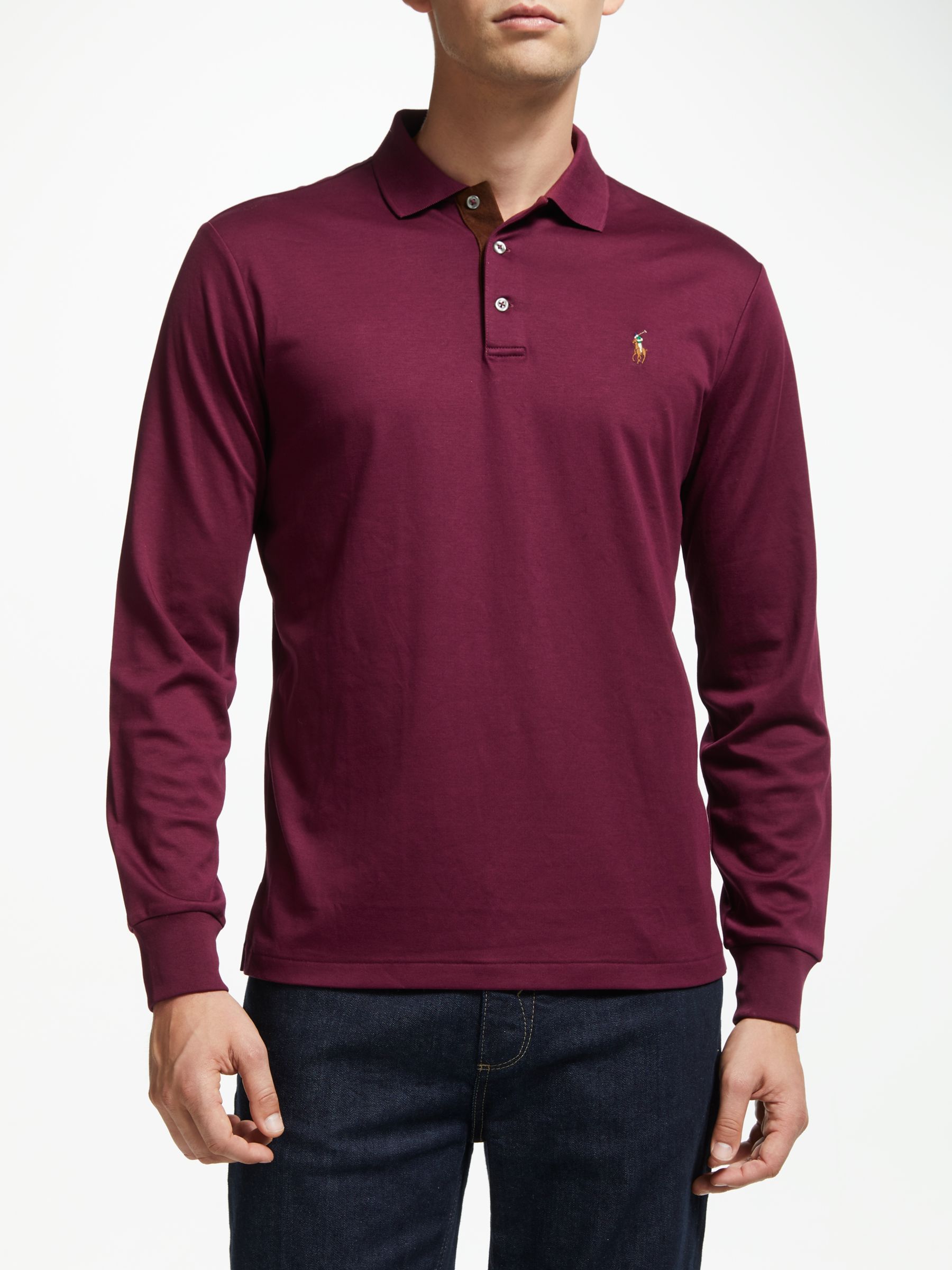 burgundy polo ralph lauren shirt