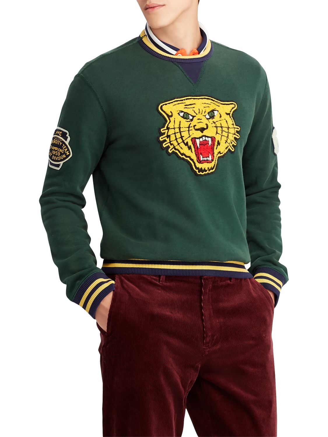 ralph lauren college sweater