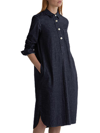 Toast Denim Shirt Dress, Indigo