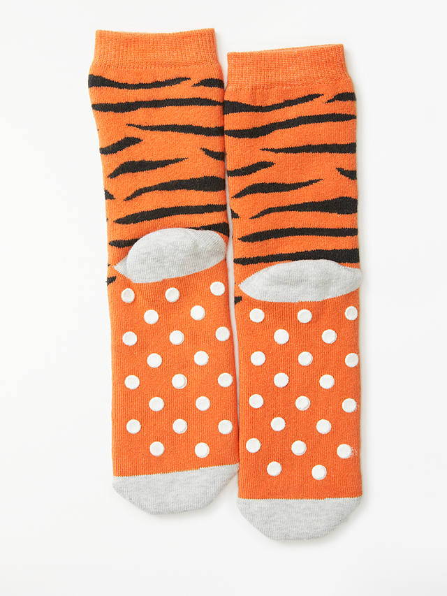Girls 1 Pair Socksupermarket Tiger Slipper Socks 