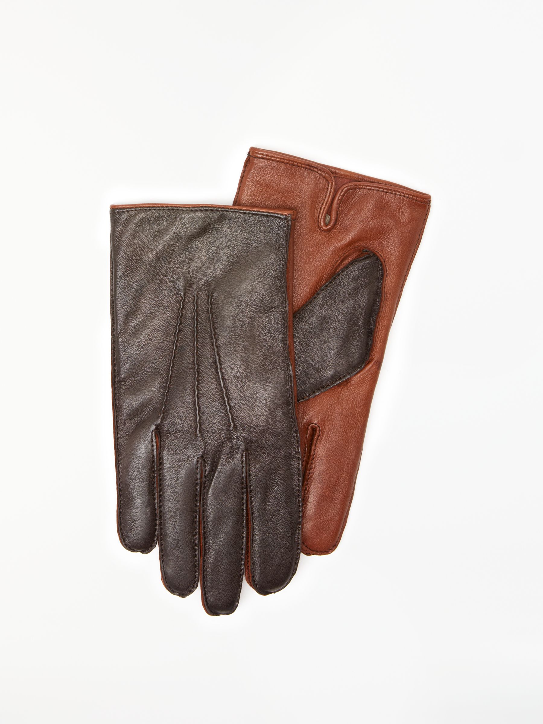 John Lewis & Partners Cashmere Lined Leather Gloves