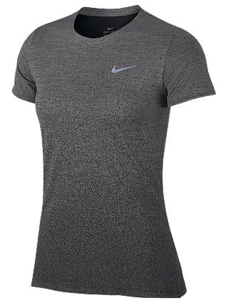 Nike Medalist Women's Short Sleeve Running Top, Gunsmoke/Black
