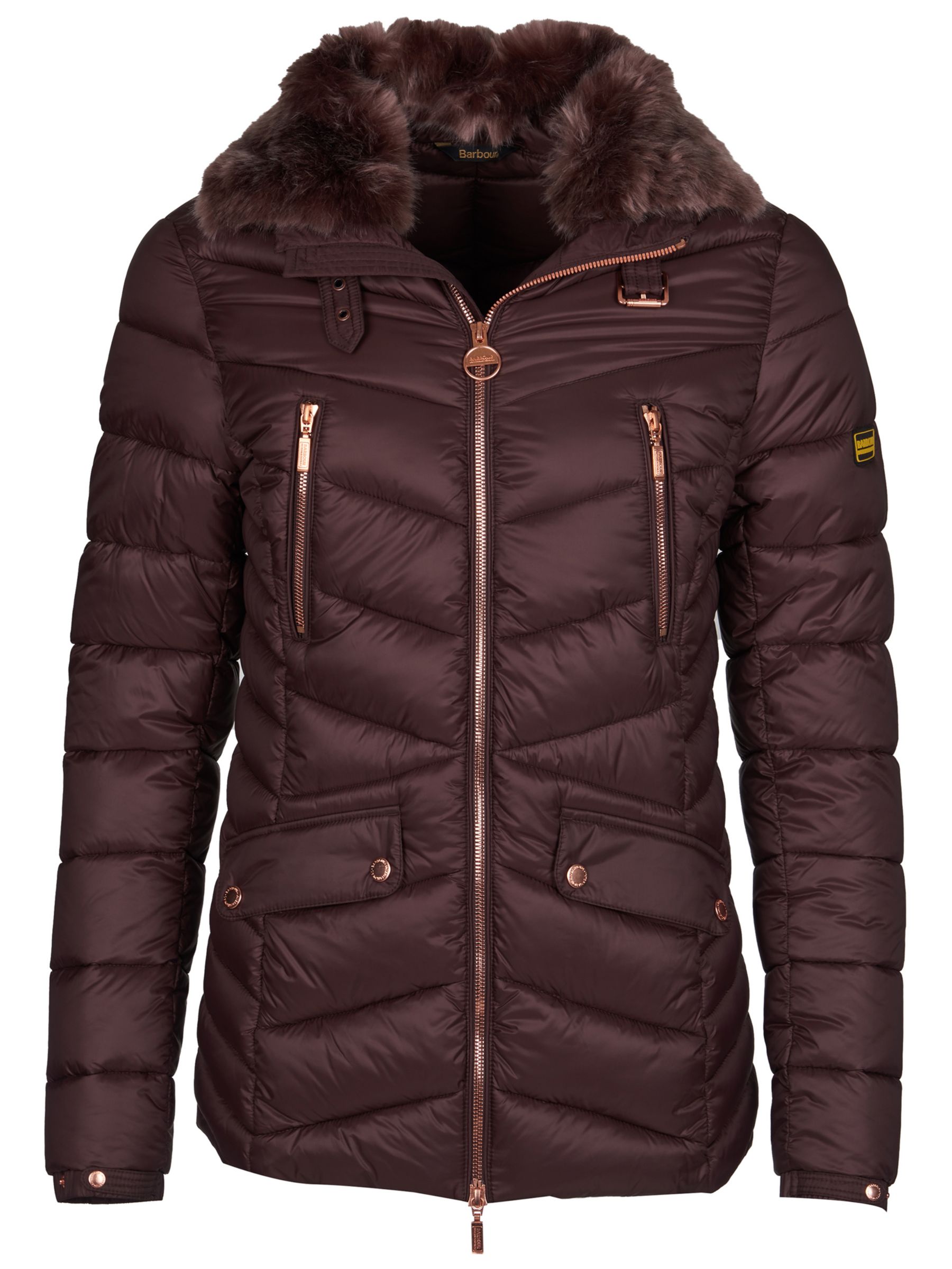 barbour international valencia quilted womens jacket