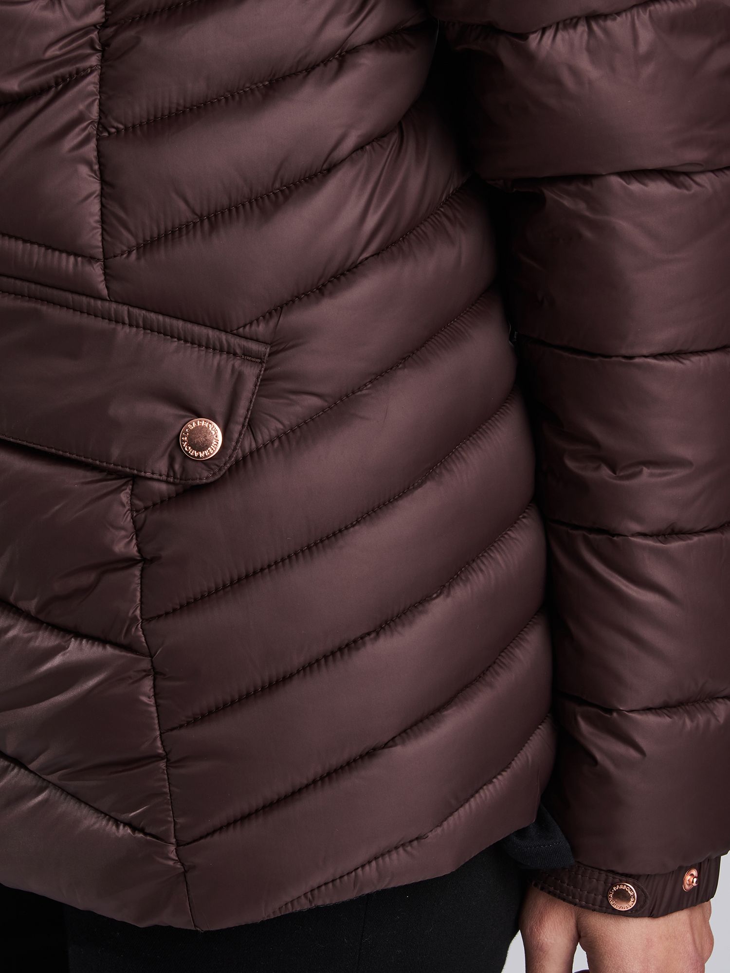 barbour international autocross quilted jacket cocoa