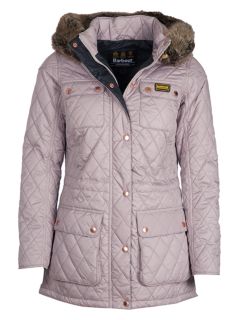 Barbour enduro quilted jacket on sale latte