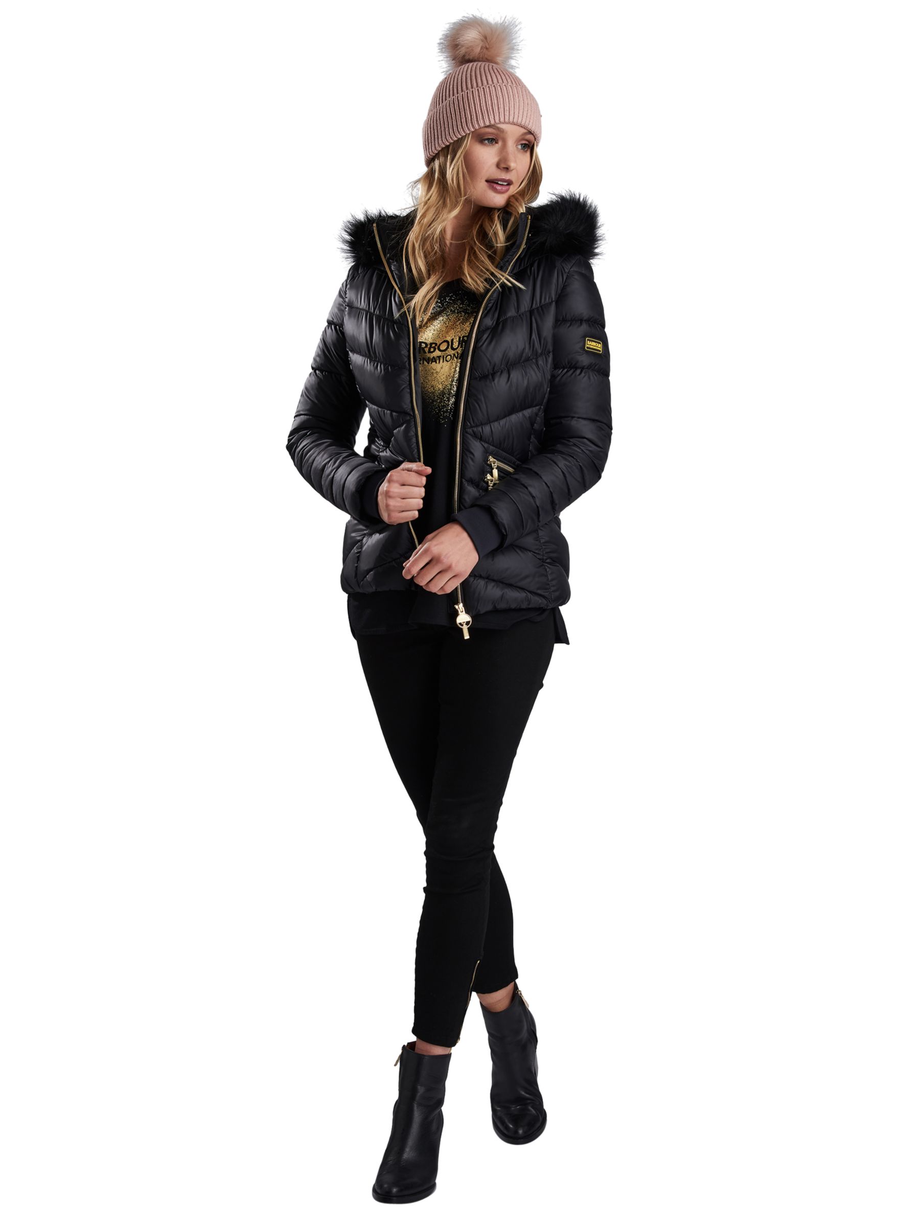 women's barbour international turbo quilted jacket