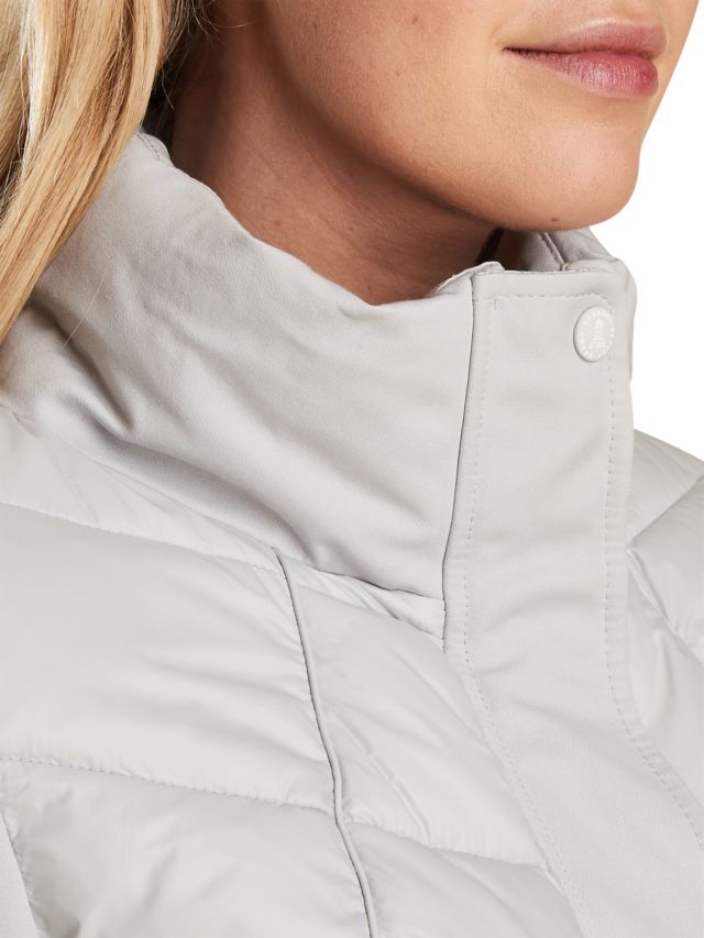 Barbour bernera quilted jacket deals ice white