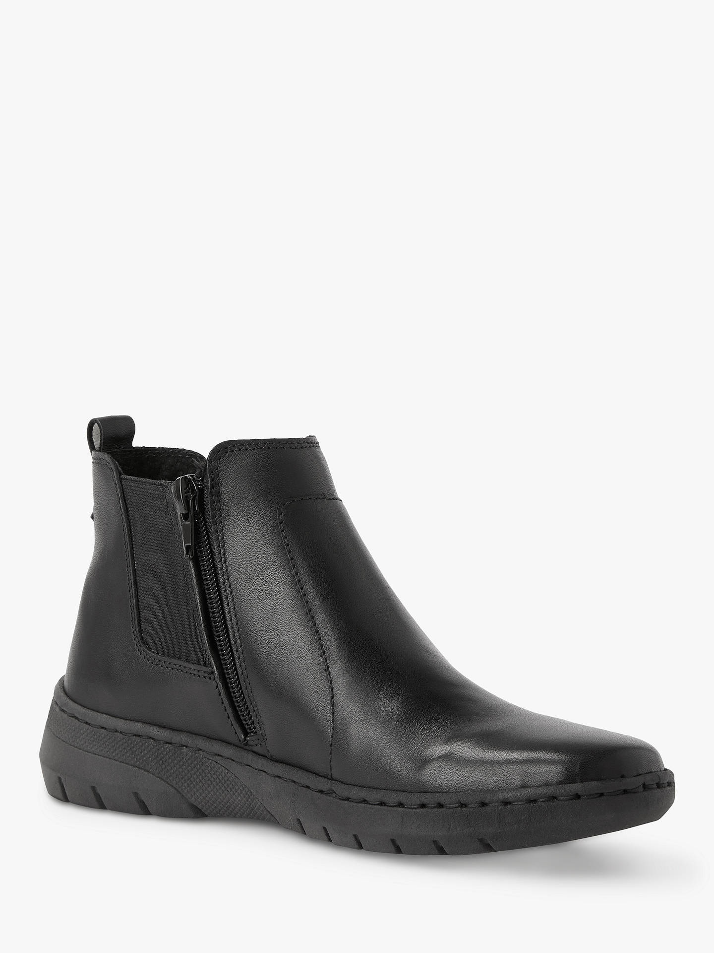 John Lewis & Partners Designed for Comfort Yale Flat Ankle Boots ...