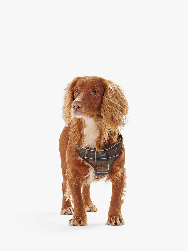 Barbour Classic Tartan Dog Travel Harness, Medium