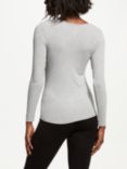 John Lewis Long Sleeve Heat Generating Thermal Top, Grey