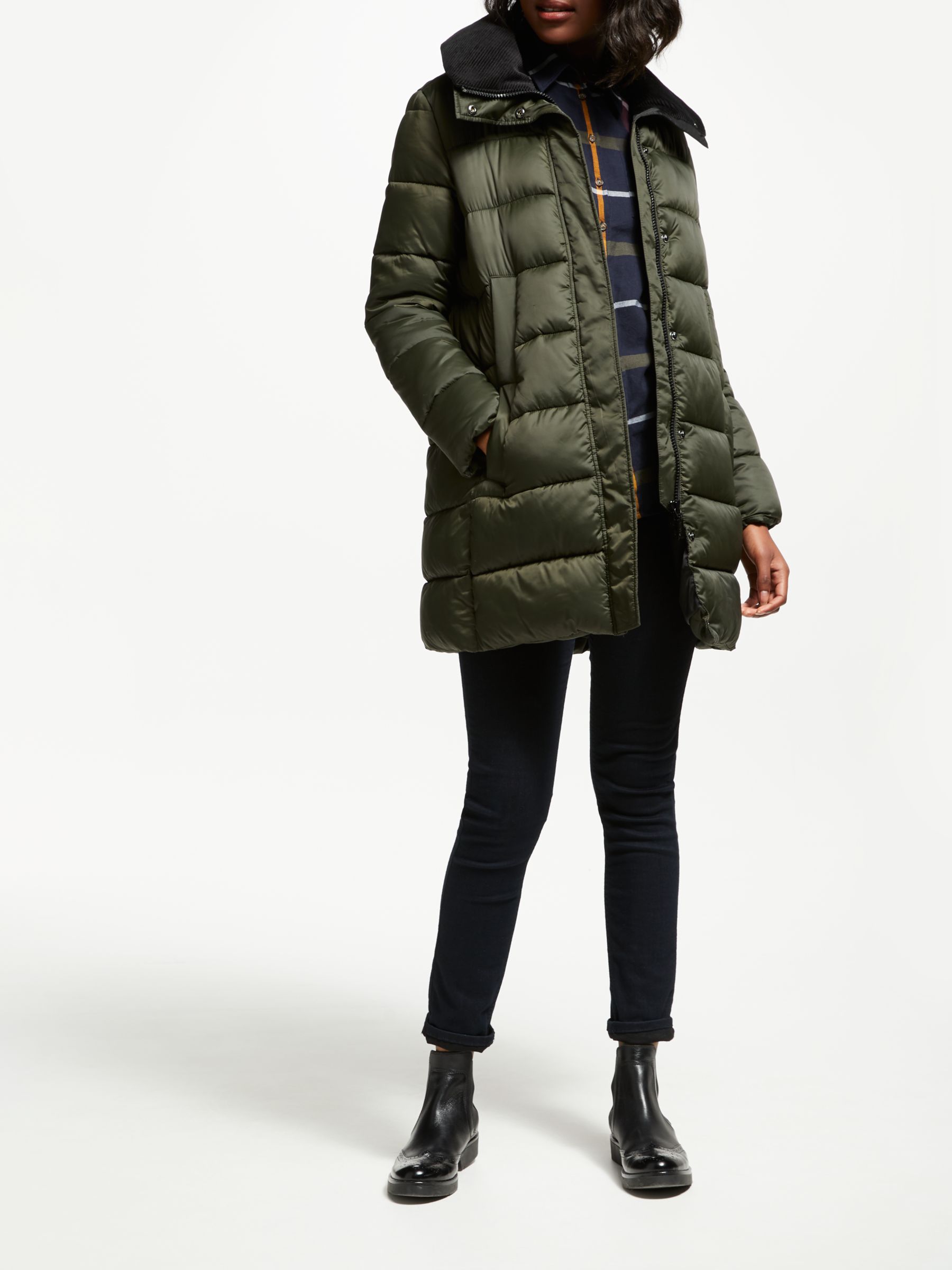 barbour darcy quilted coat