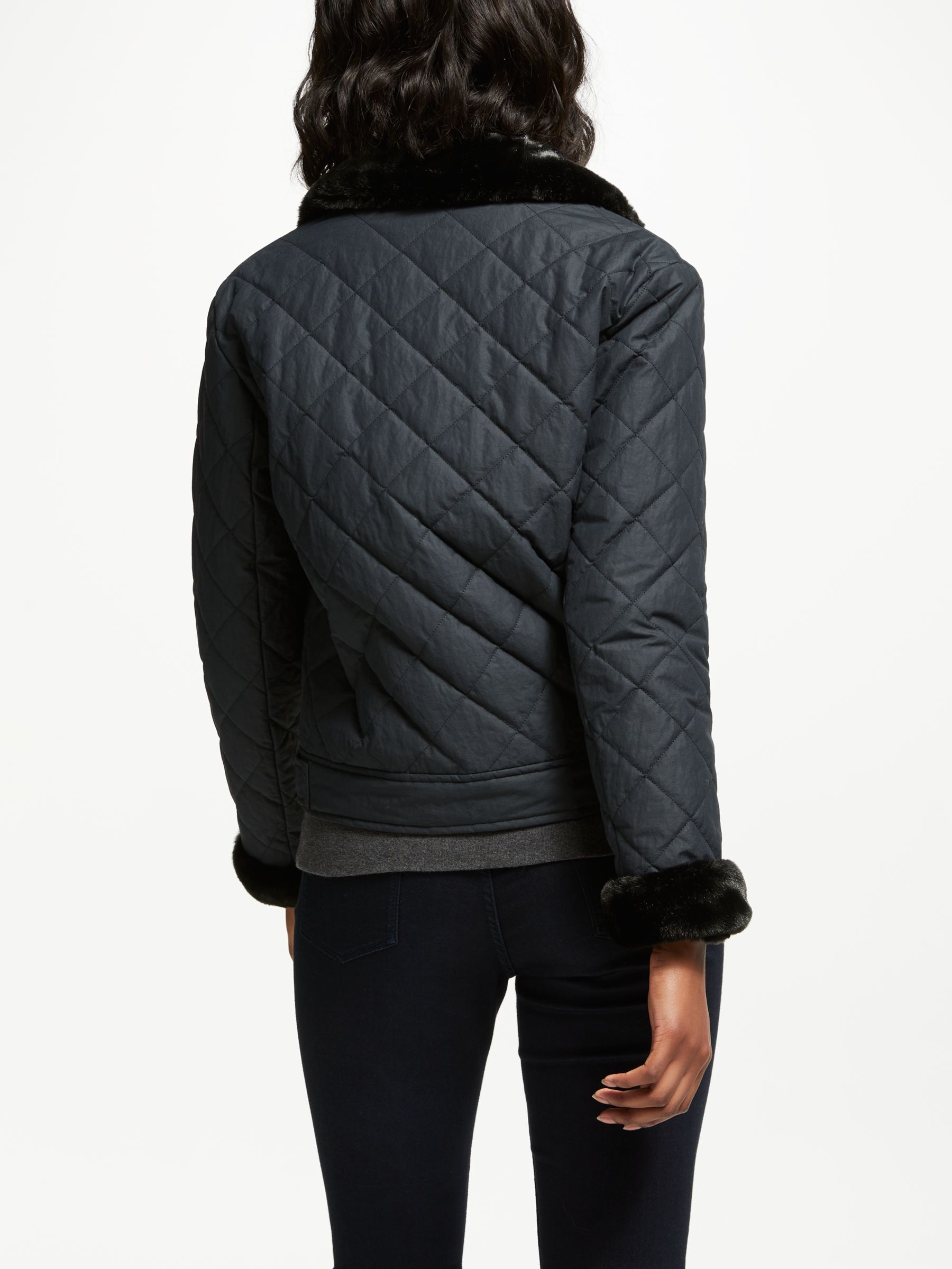 barbour tetbury cropped quilted jacket