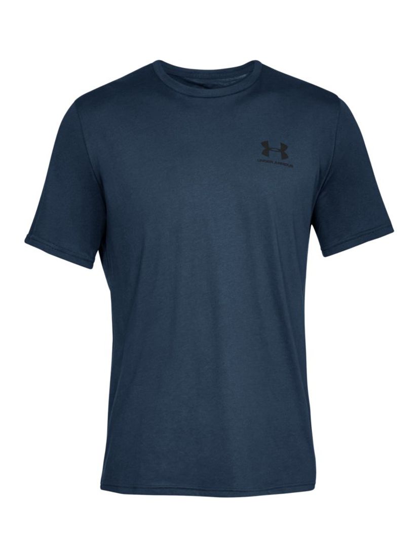 Under Armour Sportstyle Chest Logo Training Top, Navy, S