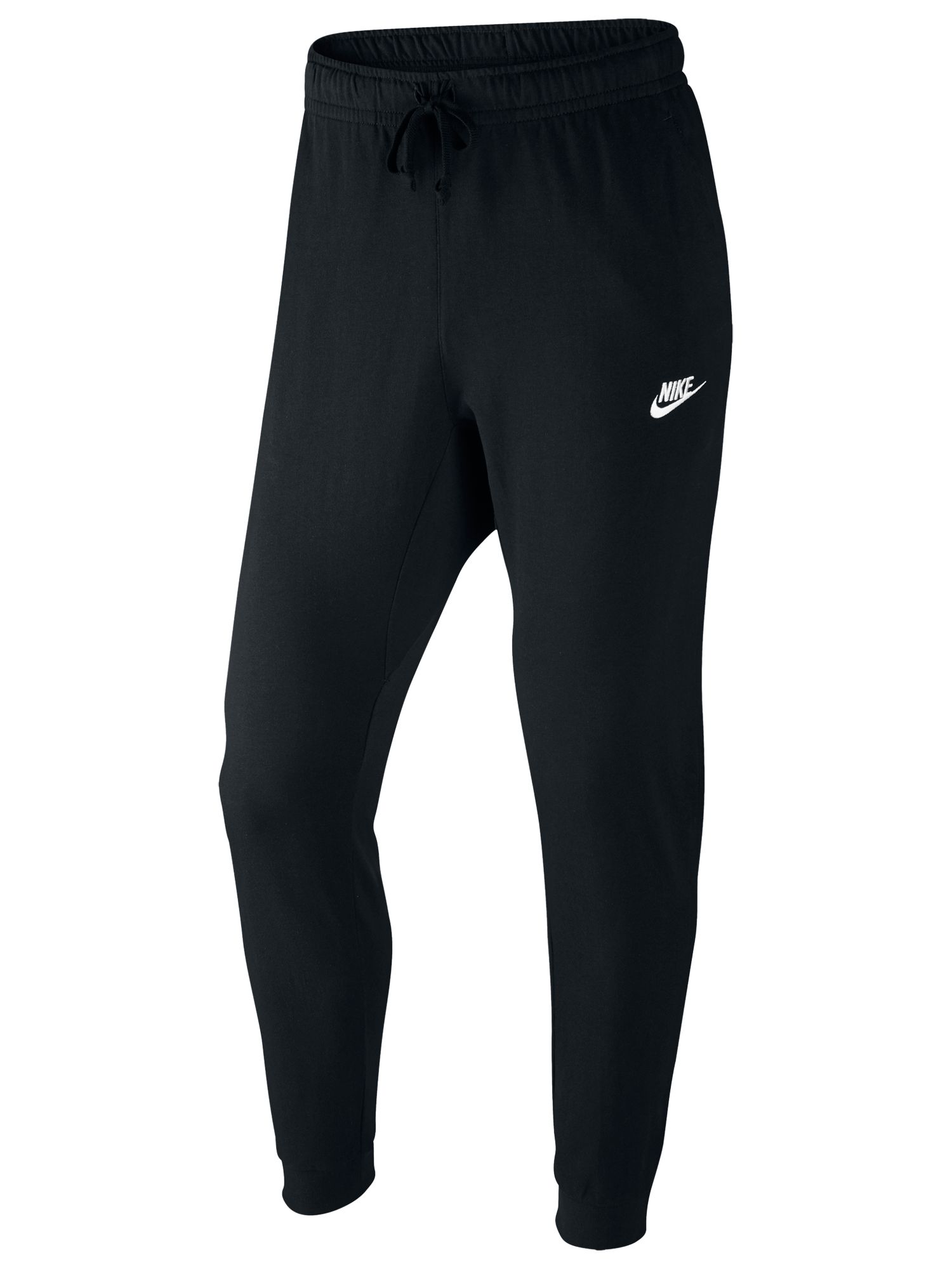 nike tracksuit bottoms black and white