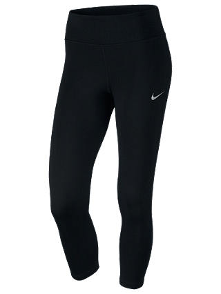 Nike Essential Running Cropped Leggings, Black