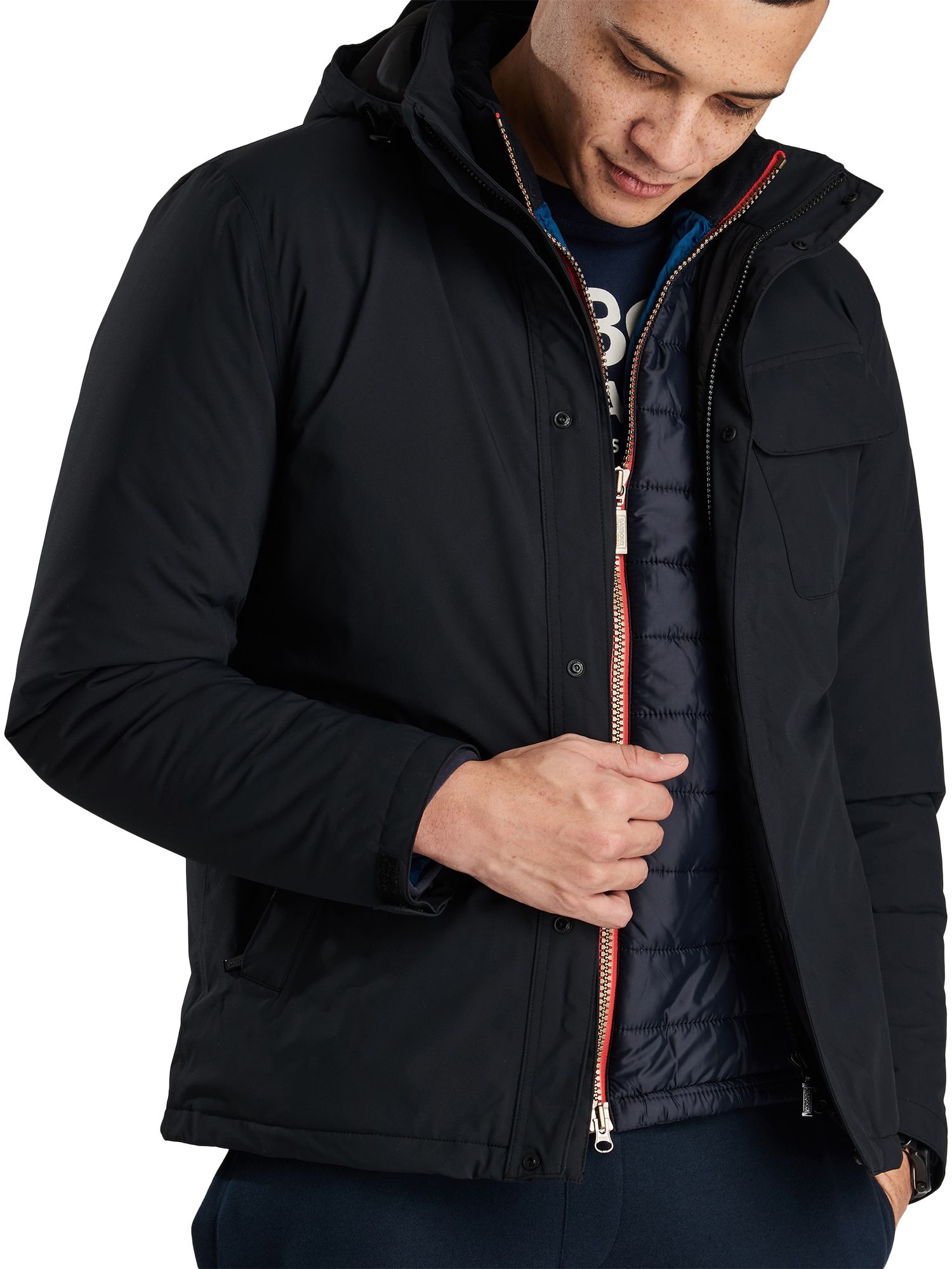 barbour international casual hooded jacket