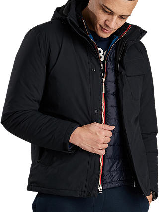 Barbour International Casual Hooded Jacket, Black