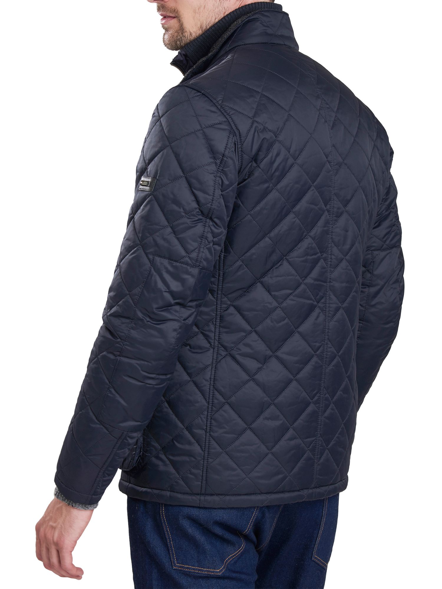 barbour international windshield quilted jacket