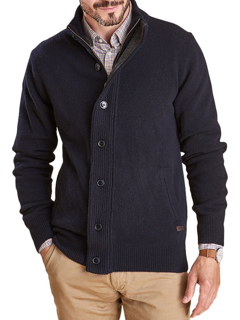 barbour culzean zip through sweater