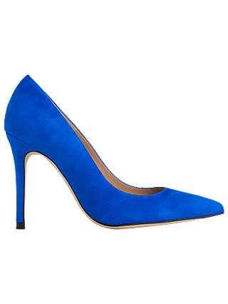 L.K.Bennett Fern Court Shoes, Bright Blue Suede