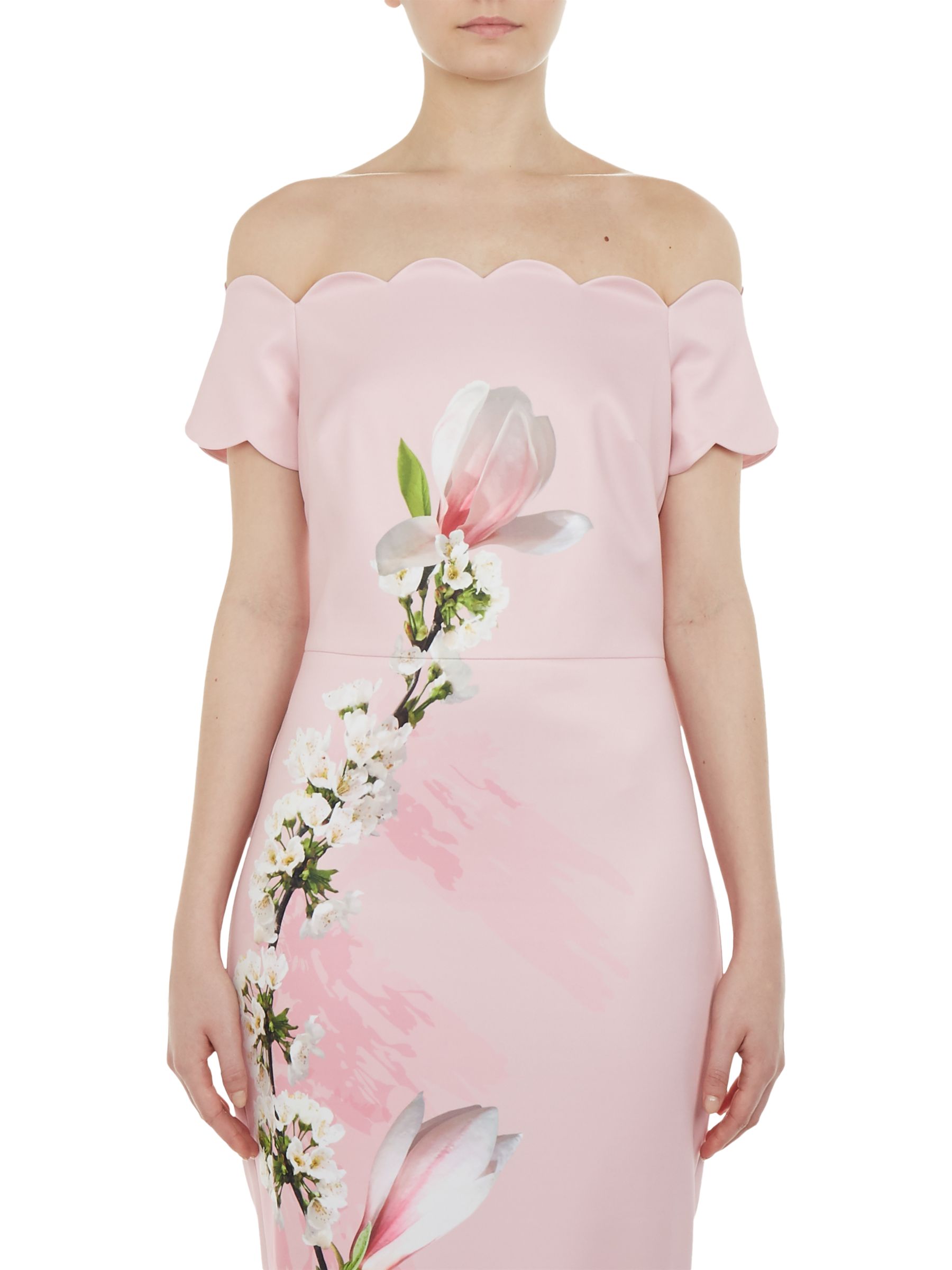 ted baker pink bodycon dress