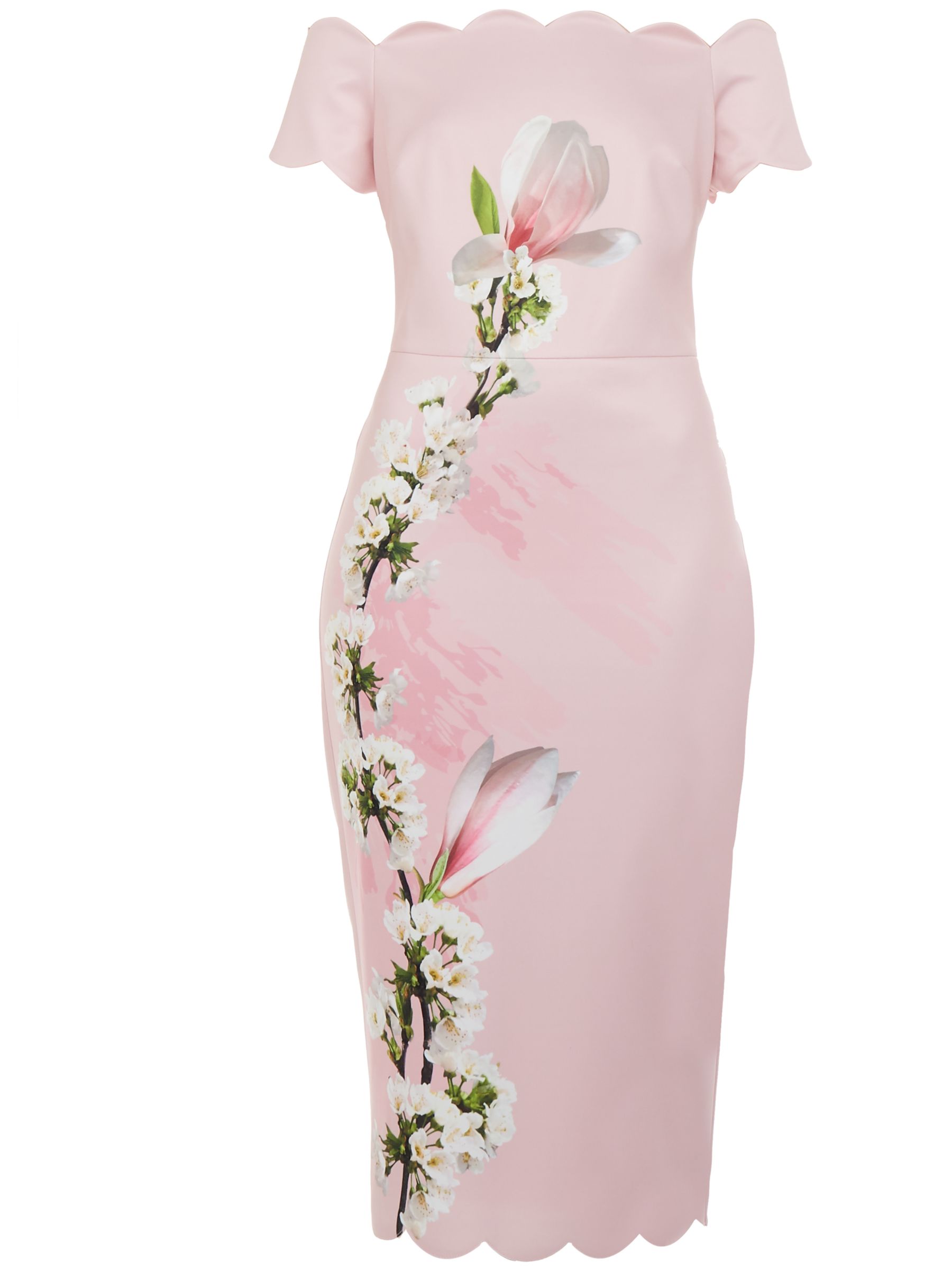 ted baker pink bodycon dress