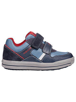 Geox Children's Arzach Casual Riptape Shoes, Blue