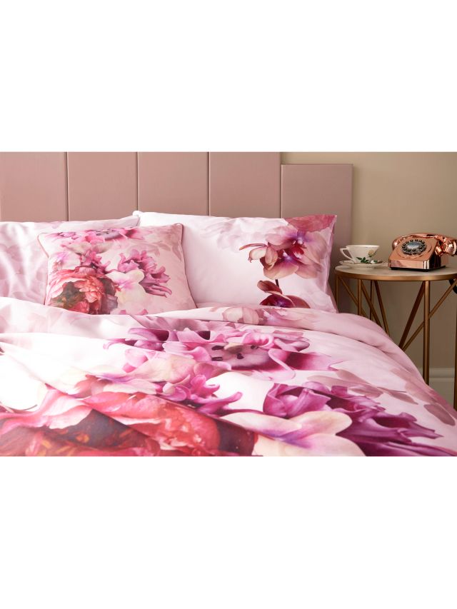 Ted Baker Splendour Pair Standard Pillowcases, Pink