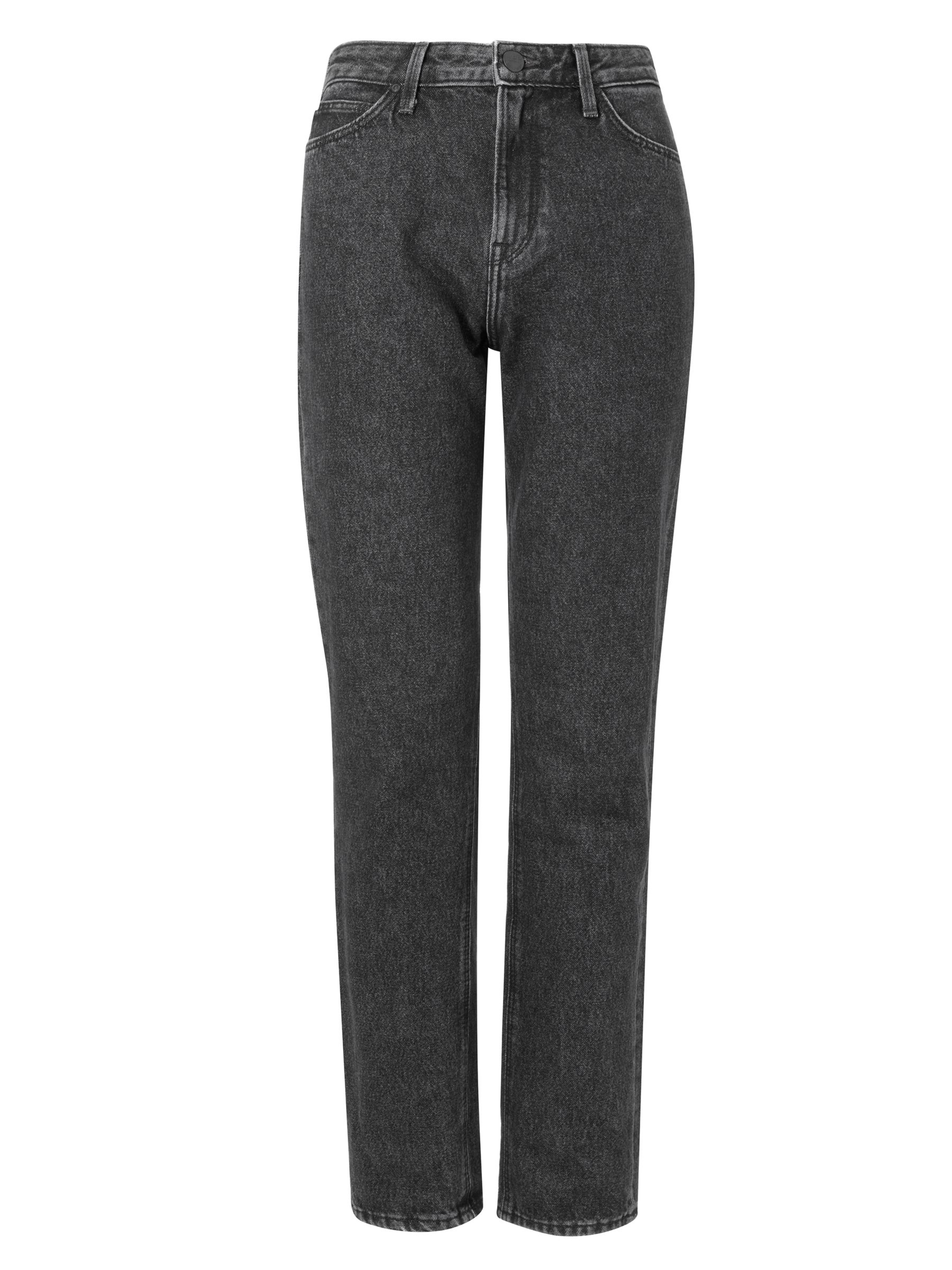 Lee Mom Straight Relaxed Leg Jeans, Black Stone, W29/L31