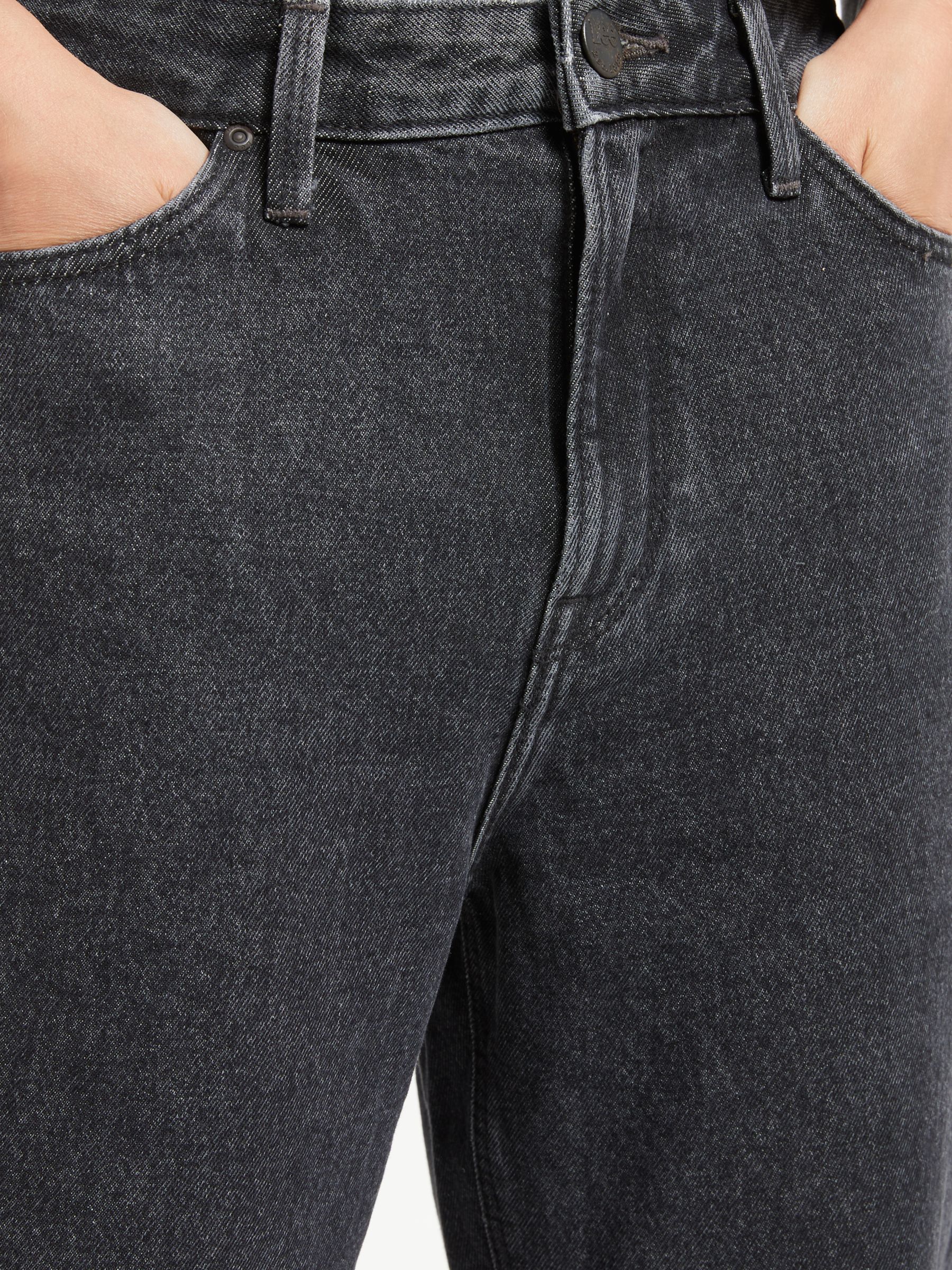 Lee Mom Straight Relaxed Leg Jeans, Black Stone, W29/L31