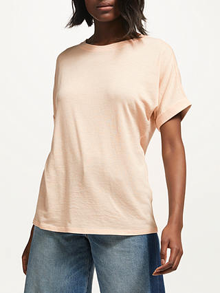 Iden The Emmeline Cotton Cashmere Blend T-Shirt, Blush