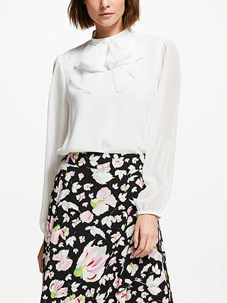 Somerset by Alice Temperley New Bow Blouse, Ivory