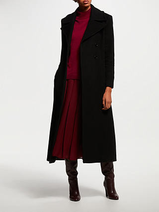 John Lewis & Partners Fit and Flare Long Coat