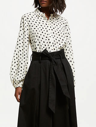 Somerset by Alice Temperley Acorn Button Blouse, Cream