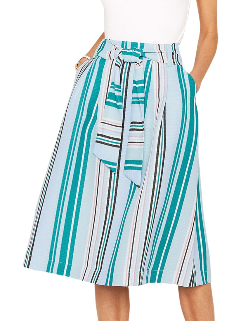 Oasis Stripe Midi Skirt, Multi