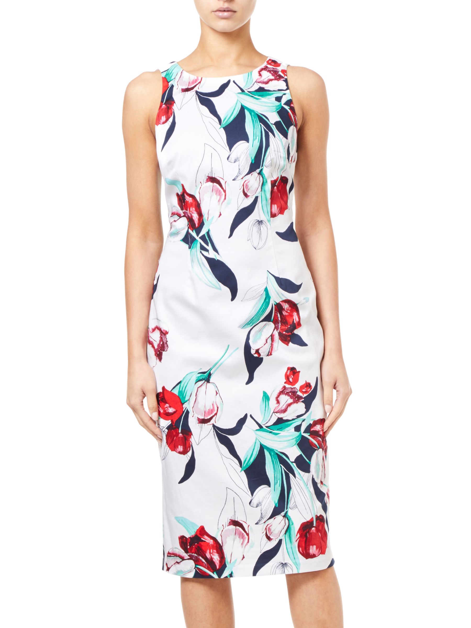 Adrianna Papell Dynasty Floral Pencil Dress, Multi