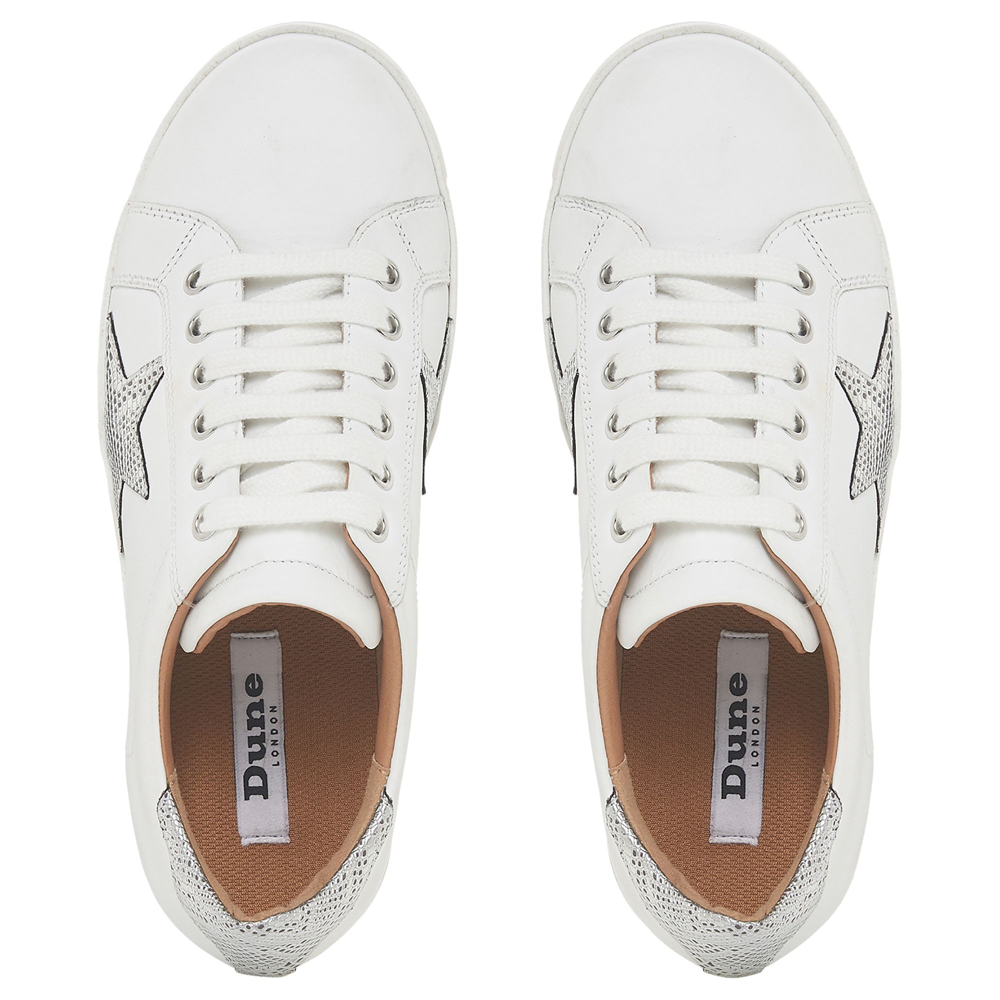 Dune Edris Lace Up Star Trainers
