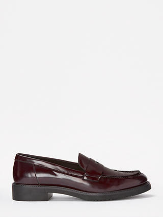John Lewis & Partners Georgia Leather Penny Loafers