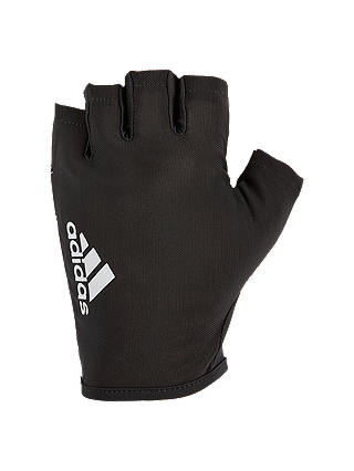 adidas Fingerless Training Gloves, Black