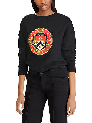 Polo Ralph Lauren Crest Fleece Sweatshirt, Polo Black