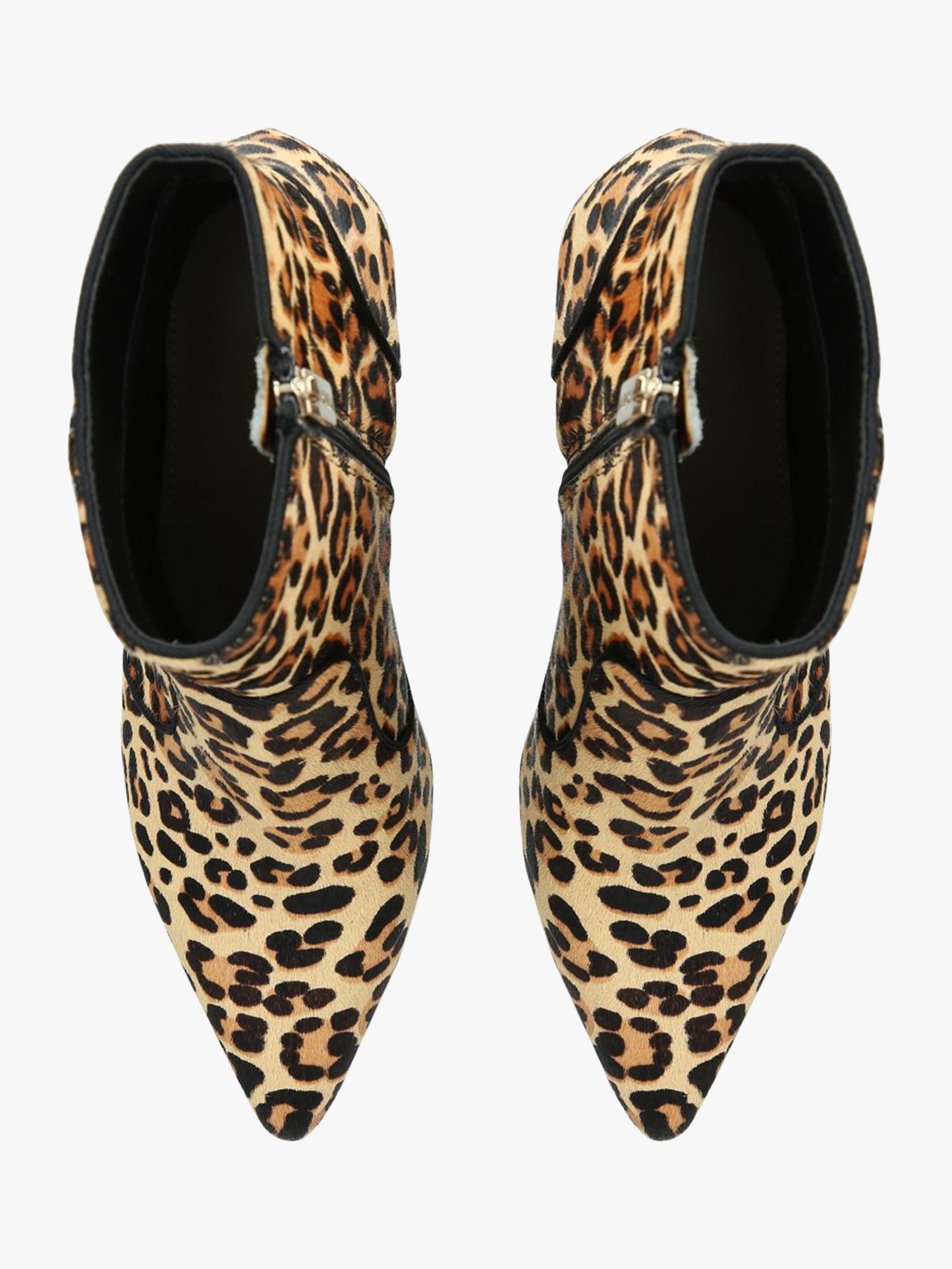 leopard print stiletto ankle boots