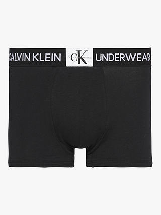 Calvin Klein Logo Trunks, Black