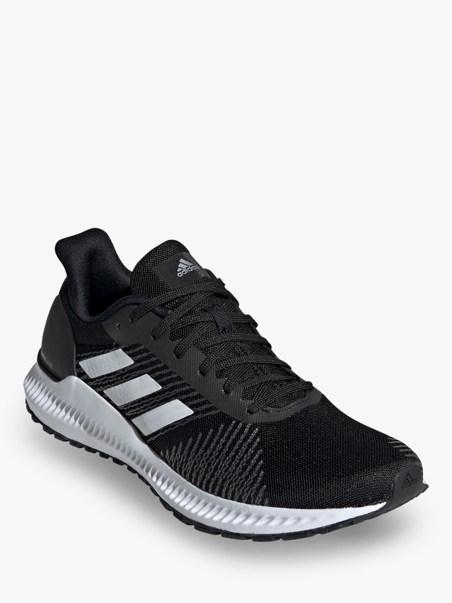 adidas womens running shoes black and white